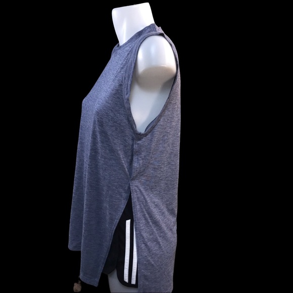 UNDER ARMOUR FLAP PEEKABOO & SLIT SIDES LOOSE ATHLETIC TANK CUFF CAP SLE… - Picture 3 of 16